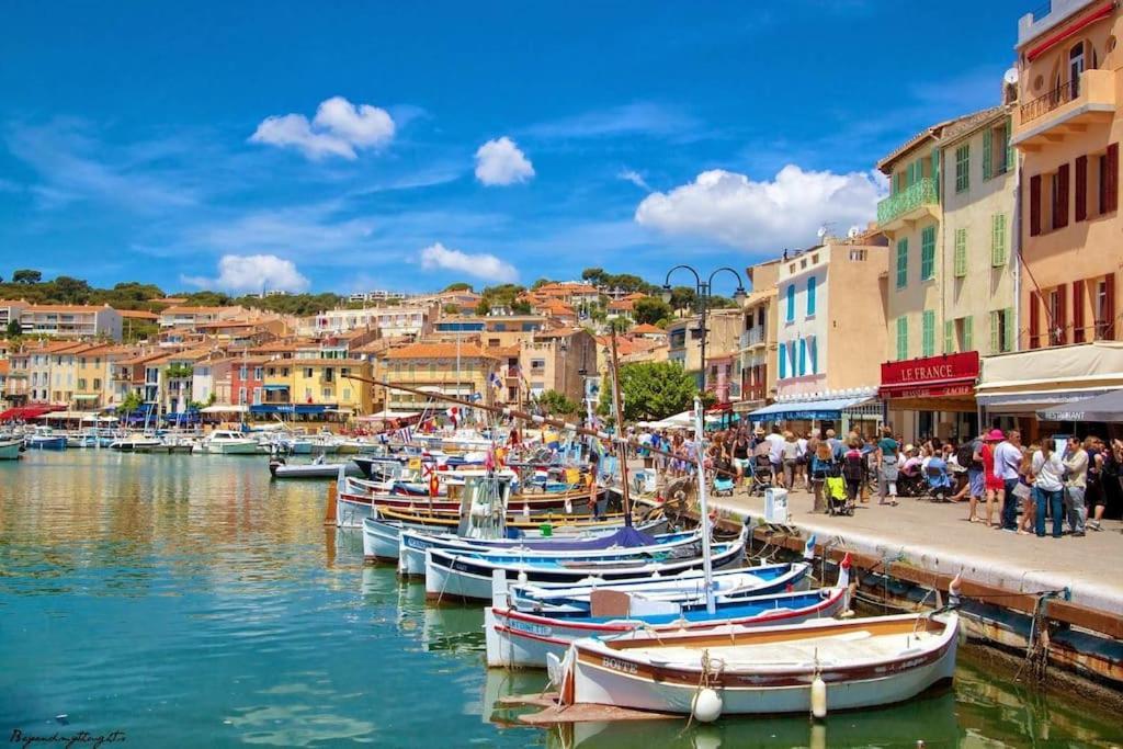 Jardin Privé ds le Centre de Cassis - Parking - Plage à 500m Exterior foto